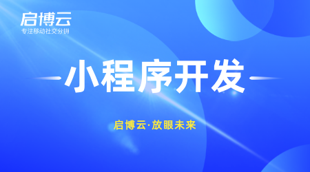 启博云微信小程序开发运营，为公司带来线上赚钱新模式